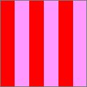 Pink and Red signify awareness of Marriage Equality.